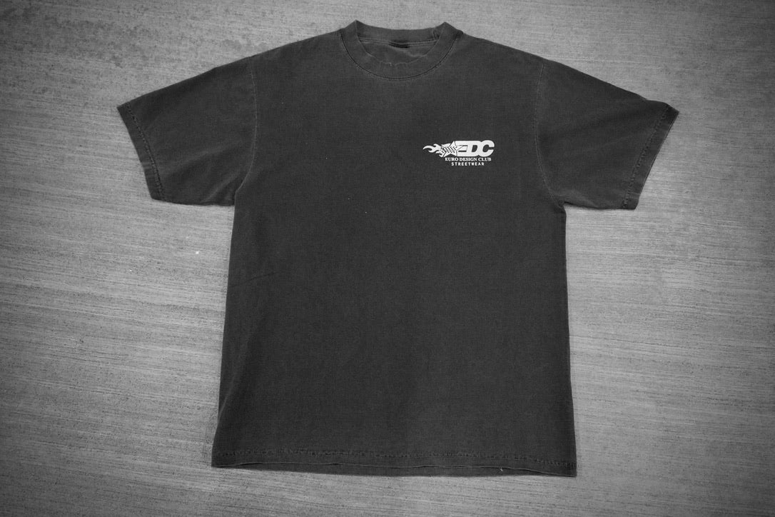 Paddock Club Shadow Black signature Tee