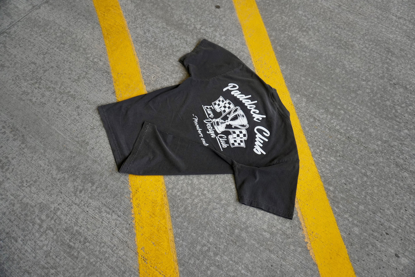 Paddock Club Shadow Black signature Tee